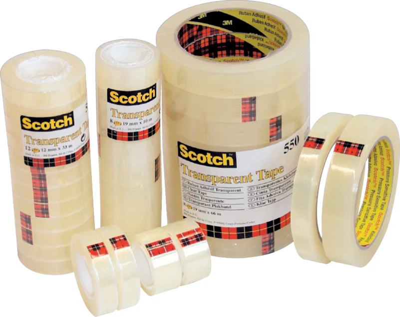 Scotch Ruban adhésif 550, transparent, 15 mm x 66 m, film - OEM 550