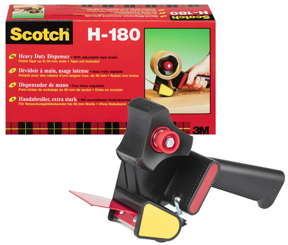 3M Scotch Dévidoir pour ruban d'emballage jusqu'à 132 m - OEM H-180