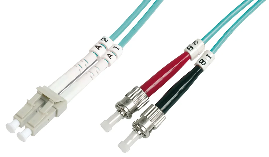 DIGITUS Câble à fibres optiques OM3, mâle LT - mâle ST, 1 m - OEM DK-2531-01/3