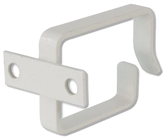 DIGITUS Etrier de câble en tôle d'acier, 44 x 100 mm, noir - OEM DN-19 ORG-2-SW