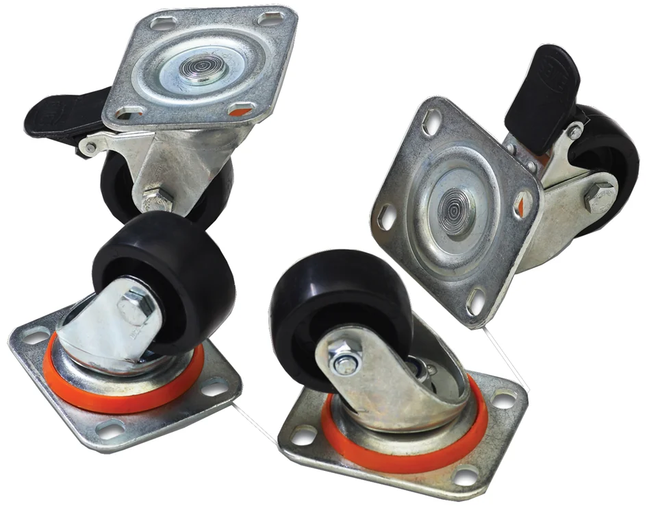 DIGITUS Jeu de roulettes pour baies réseau et serveur - OEM DN-19 CASTOR