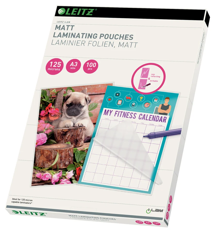 LEITZ Pochette de plastification, A3, mat, 250 microns - OEM 16924