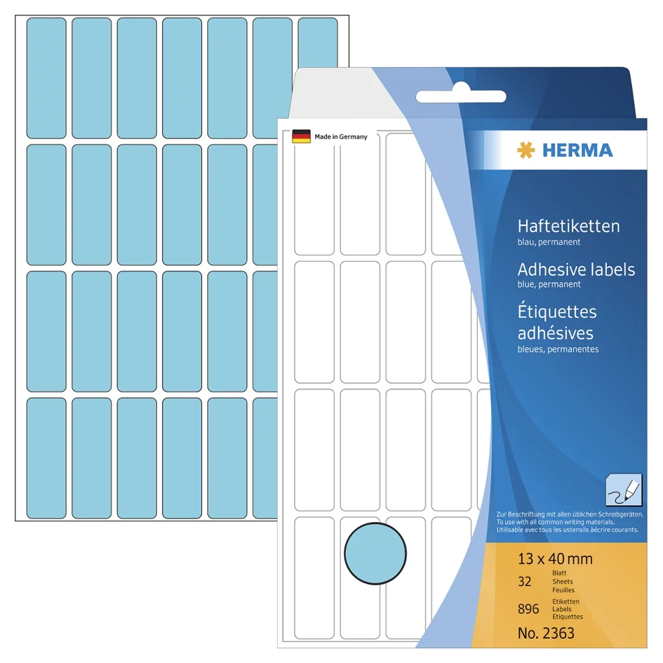 HERMA Etiquette multi-usage, 20 x50 mm, orange fluo - OEM 2414