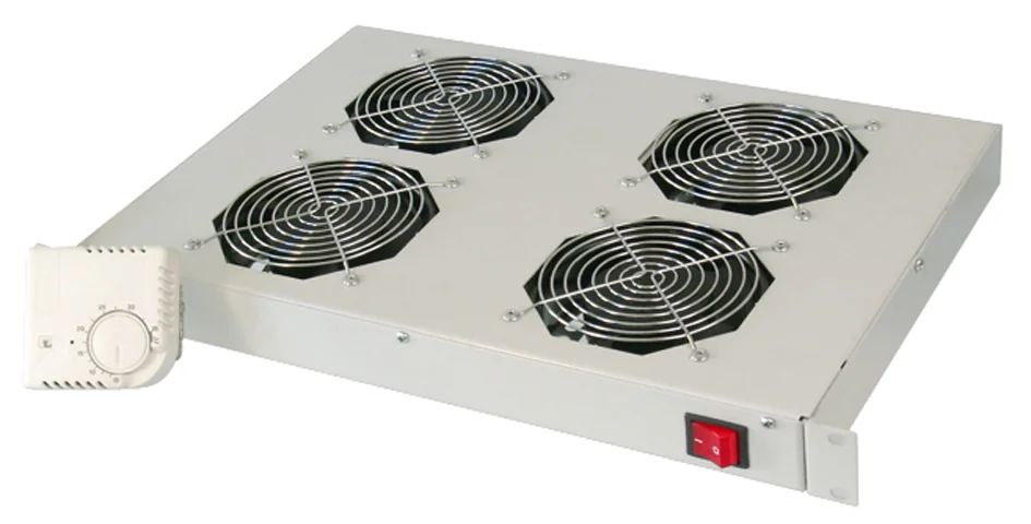 DIGITUS Unité de ventilation 19', 1U, 4x ventilateurs 120mm - OEM DN-19 FAN-4-HO