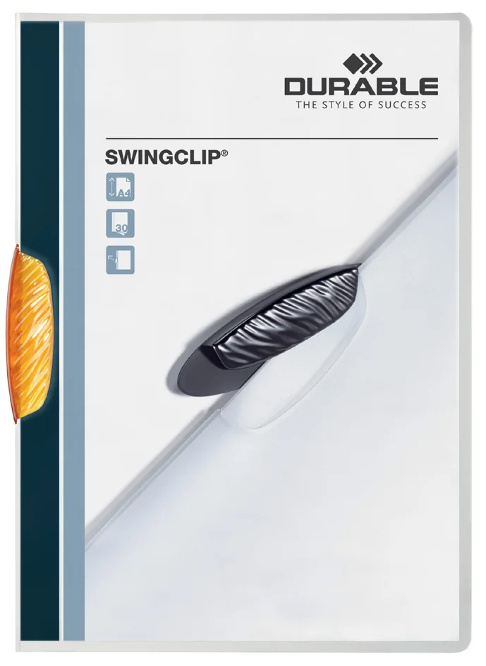 DURABLE Chemise à clip SWINGCLIP, format A4, clip pétrole - OEM 2260-32