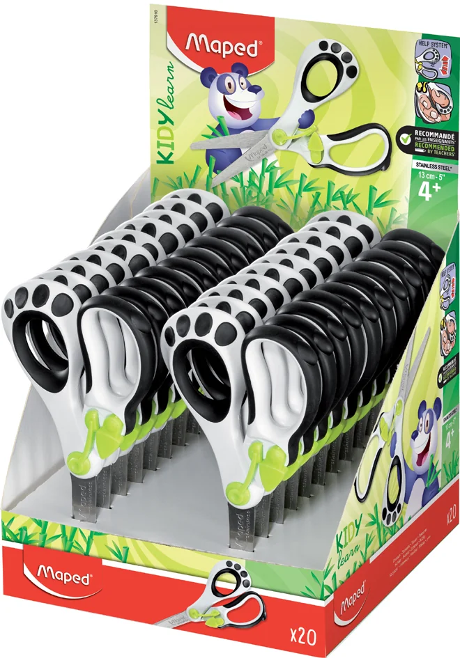 Maped Ciseaux Koopy, avec aide de découpe, présentoir de 20 - lot de 20 - OEM 137910