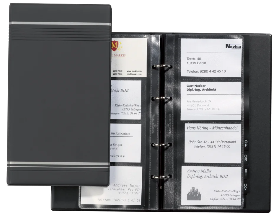 DURABLE Pochette pour cartes de visite, pour 8 cartes - OEM 2387-19