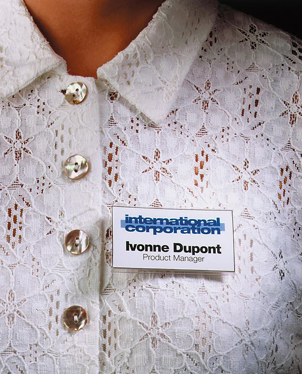 DURABLE Badge à aimant, 90 x 54 mm, transparent - OEM 8117-19
