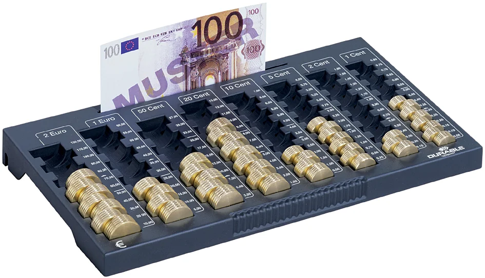 DURABLE Casier à monnaie EUROBOARD L, (L)324 x (P)190 x (H) - OEM 1780-58