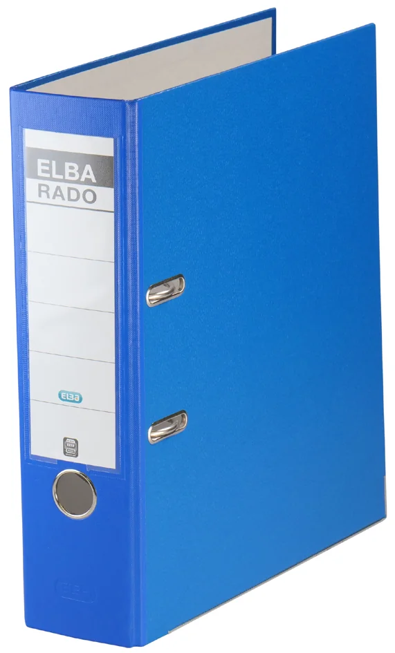 ELBA classeur rado brillant, largeur de dos: 80 mm, blanc - lot de 20 - OEM 100022618