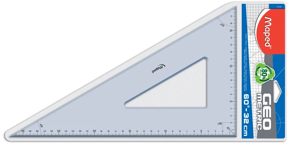 Maped Equerre GEO METRIC 60 degrés, hypoténuse: 320 mm - OEM 147526