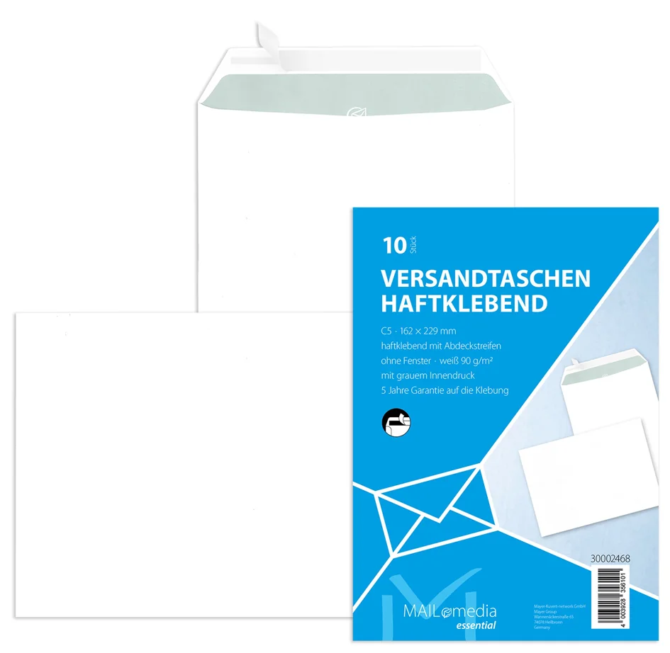 MAILmedia pochette d'expedition offset, C4, blanc - OEM 30002507