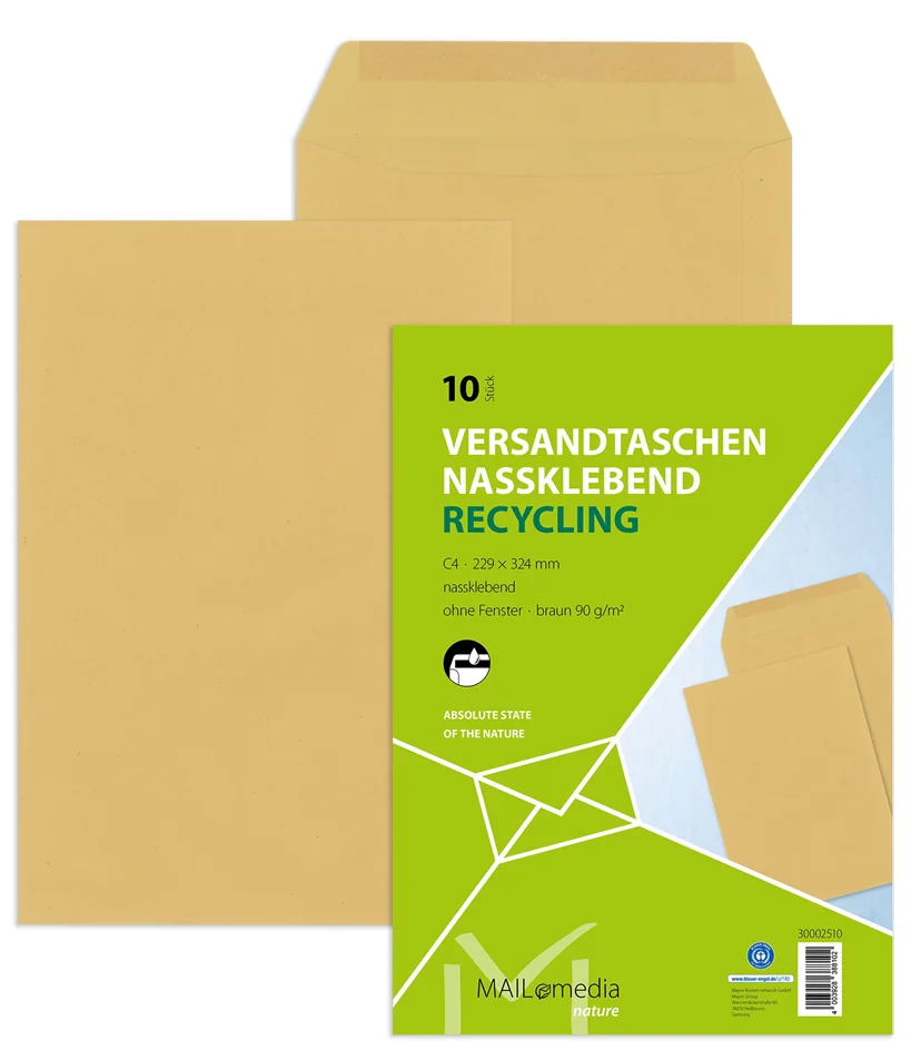 MAILmedia pochettes d'expédition, C4, kraft marron - OEM 30002510