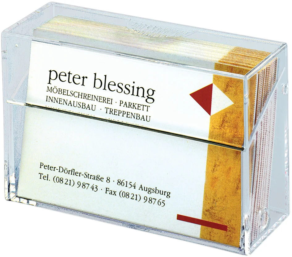 sigel Boîte pr. cartes de visite, plastique dur, transparent - OEM VA110