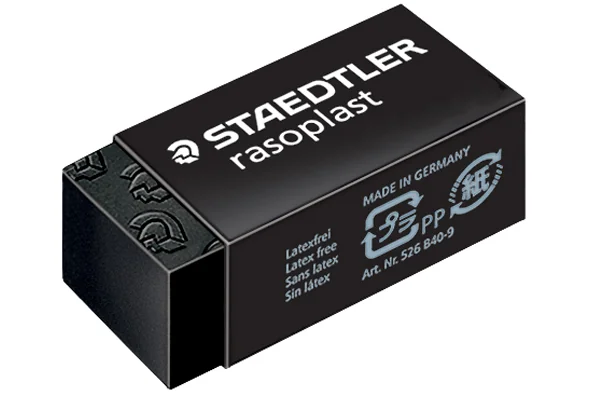 STAEDTLER Gomme plastique rasoplast 526 B40, blanc - OEM 526 B40 – Image 2