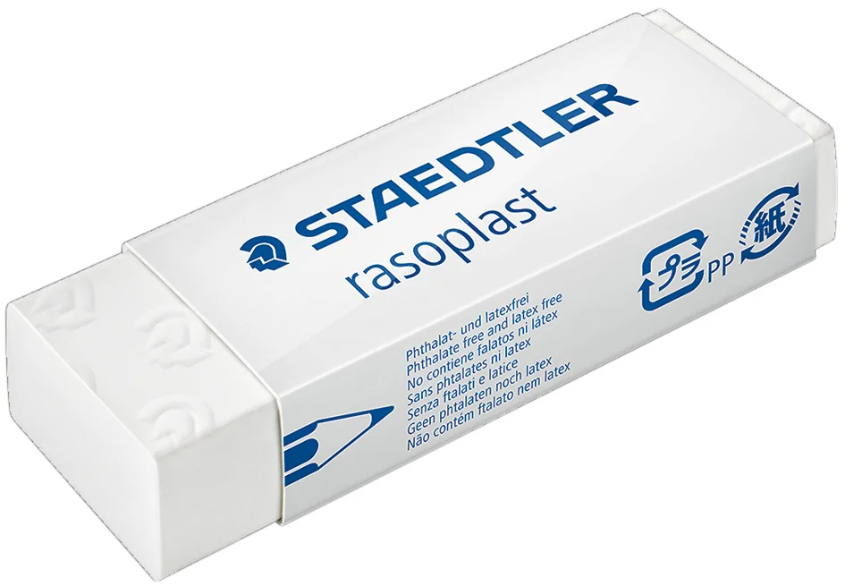 STAEDTLER Gomme plastique rasoplast 526 B40, blanc - OEM 526 B40 – Image 4