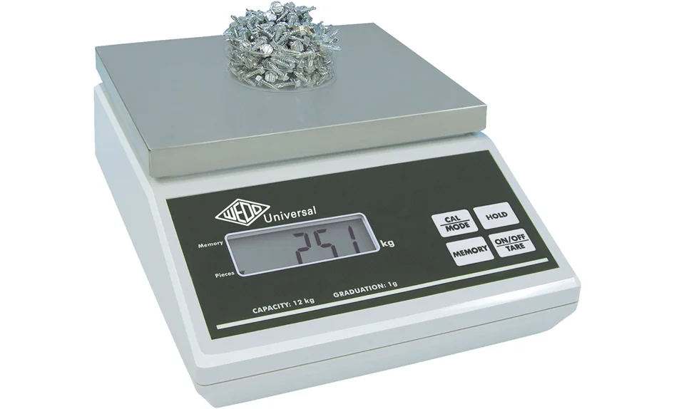 WEDO Pèse-paquets universel, capacité de charge, 12 kg - OEM 50 7012