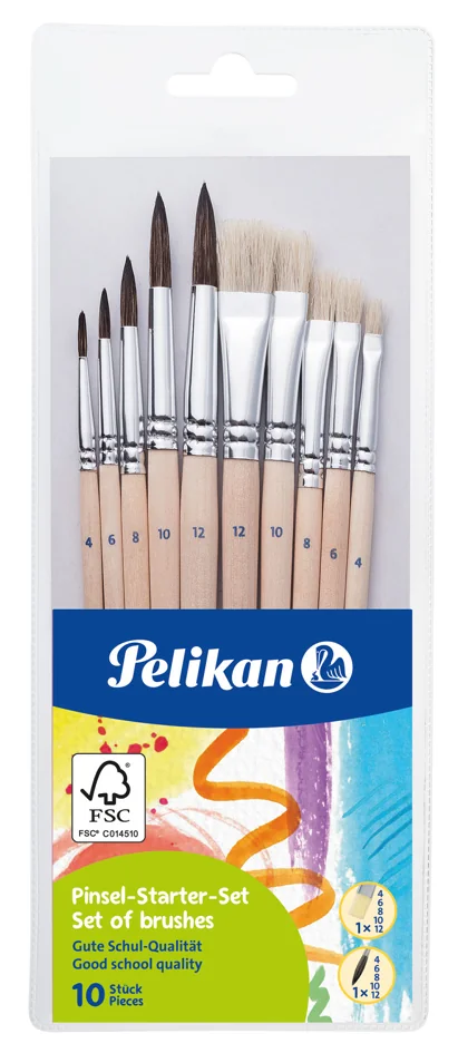 Pelikan Kit de démarrage de pinceaux, 5 pièces - OEM 400142597