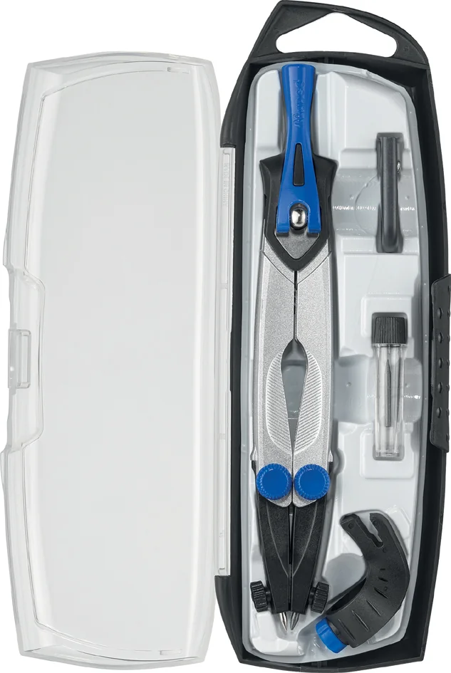 Maped Compas Technic Concept, 4 pièces, bleu - OEM 538700