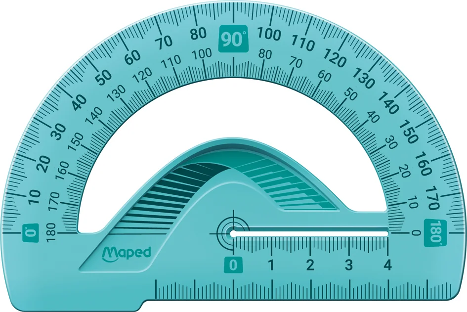 Maped Rapporteur demi-circulaire Flex 180 degrés, 120 mm - OEM 244180