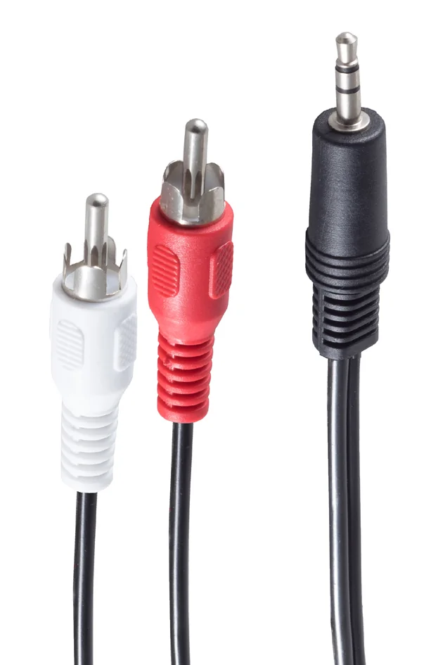 shiverpeaks BASIC-S Câble audio, 2 x cinch mâle - jack - OEM BS30832-5