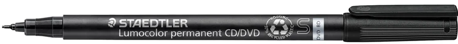 STAEDTLER Marqueur pour CD/DVD Lumocolor, permanent, noir - OEM 310 CDS-9