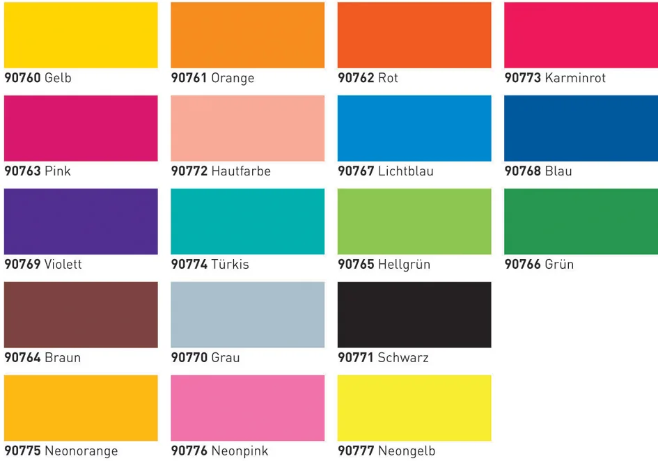 KREUL Marqueur textile medium, noir - OEM 90771
