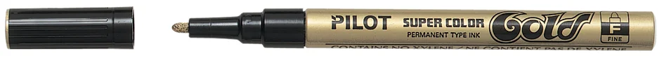 PILOT Marqueur permanent SUPER COLOR Gold, fin, or - OEM 087998