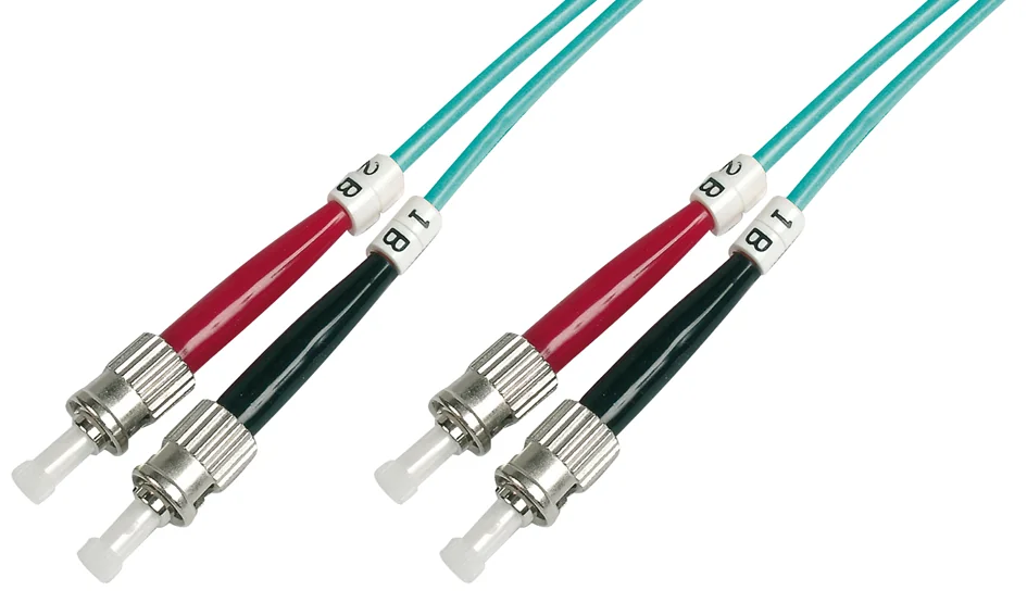 DIGITUS Câble patch à fibres optiques, 2xST - 2xST,OM3, 1m - OEM DK-2511-01/3
