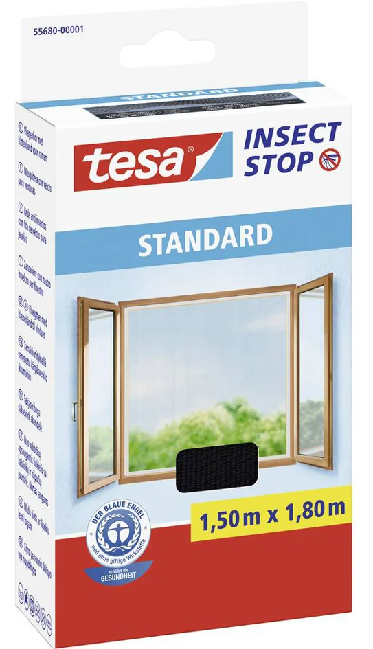 tesa Moustiquaire STANDARD fenêtre, 1,50 m x 1,30 m - OEM 55672-00020-03 – Image 5