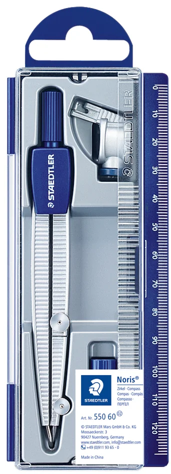 STAEDTLER Compas 550 50 Noris, longueur: 124,2 mm - OEM 550 50 – Image 2