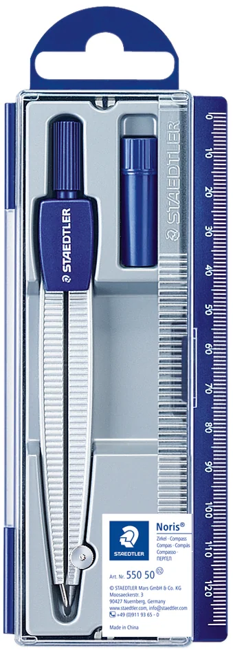STAEDTLER Compas 550 60 Noris, longueur: 124,2 mm - OEM 550 60