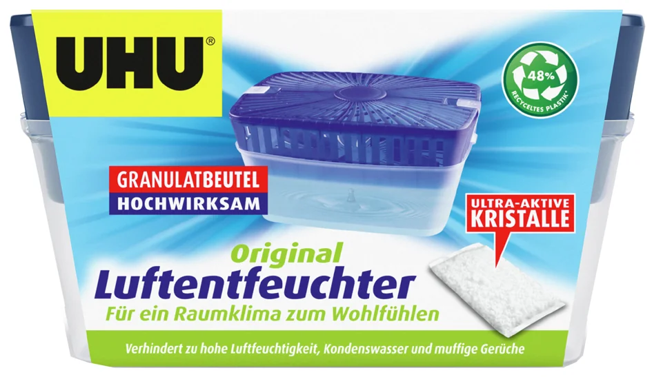 UHU Déshumidificateur, sachet de recharge, 450 g - OEM 47135