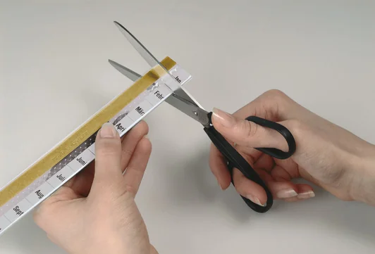DURABLE Onglet autocollant TABFIX, 3 lignes, transparent - OEM 8403-19