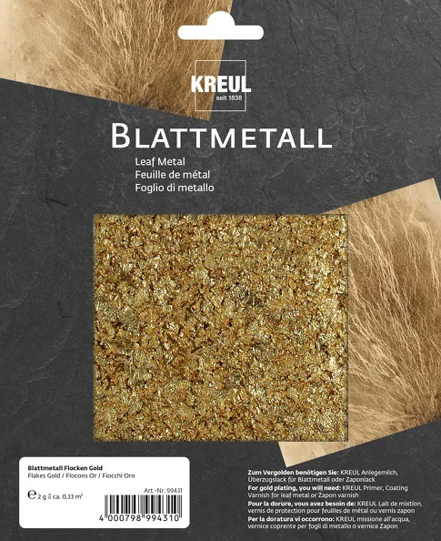 KREUL Flocons de métal, or - OEM 99431