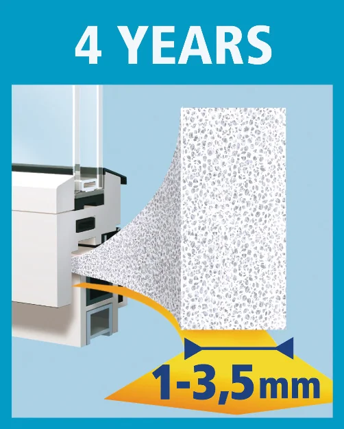 tesa Moll STANDARD Calfeutrage mousse, autoadhésif,9 mm x 6m - OEM 05559-00101-00