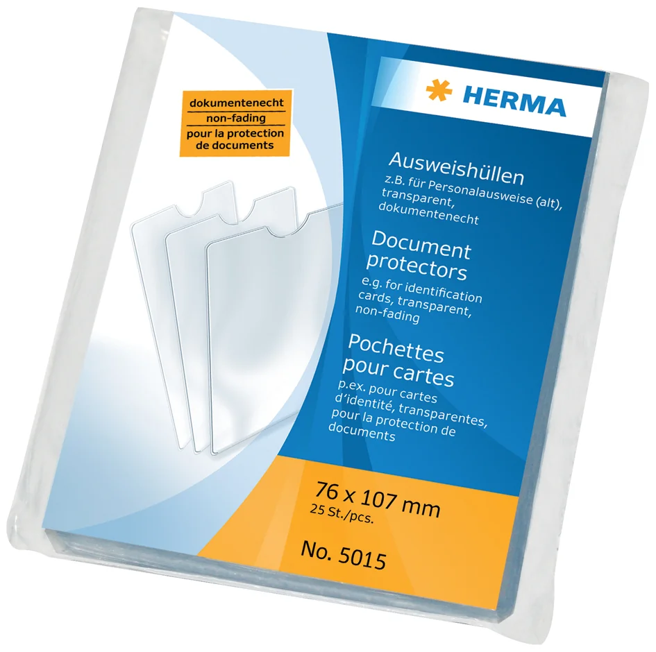 HERMA Etui de poche, PP, double, 0,14 mm, Format: 80 x 113mm - OEM 5041