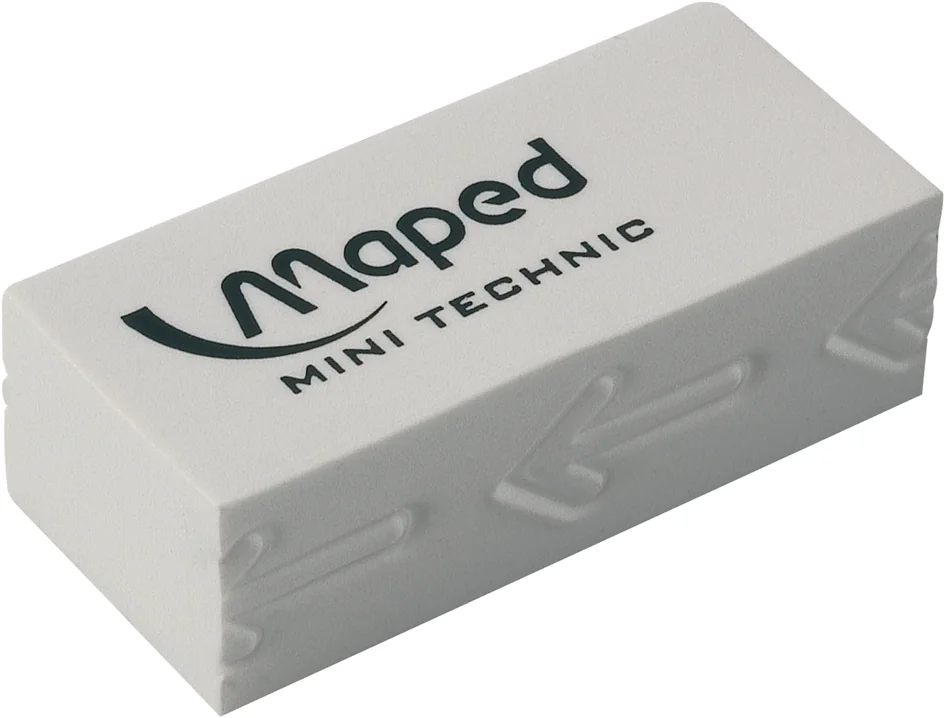Maped Gomme en plastique Mini Technic 300, blanc - OEM 011300