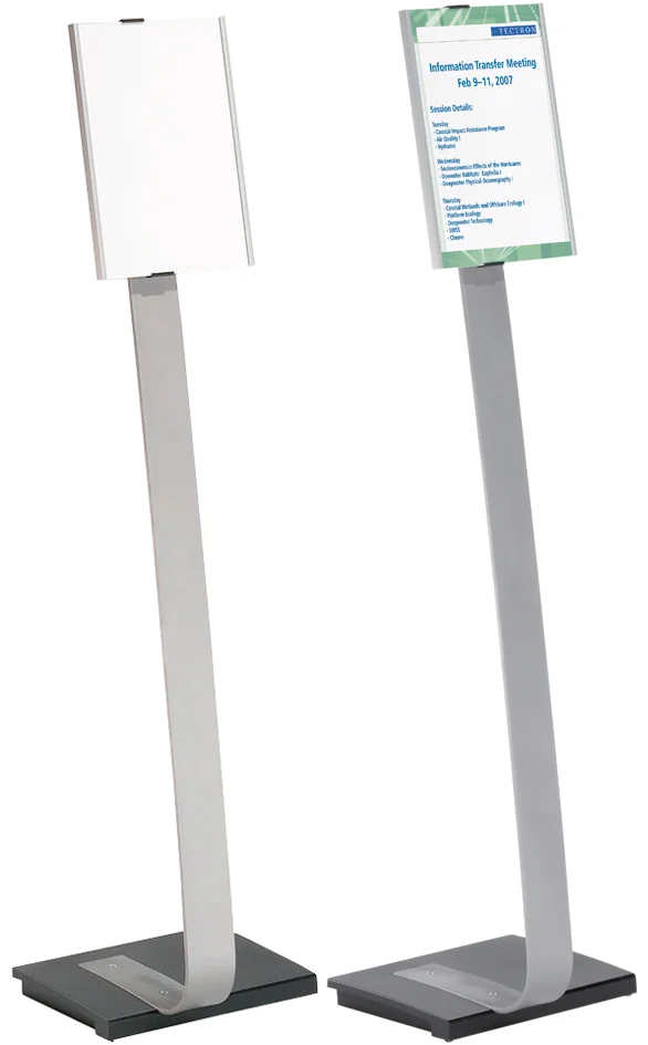 DURABLE Support d'information INFO SIGN stand, A4, aluminium - OEM 4812-23