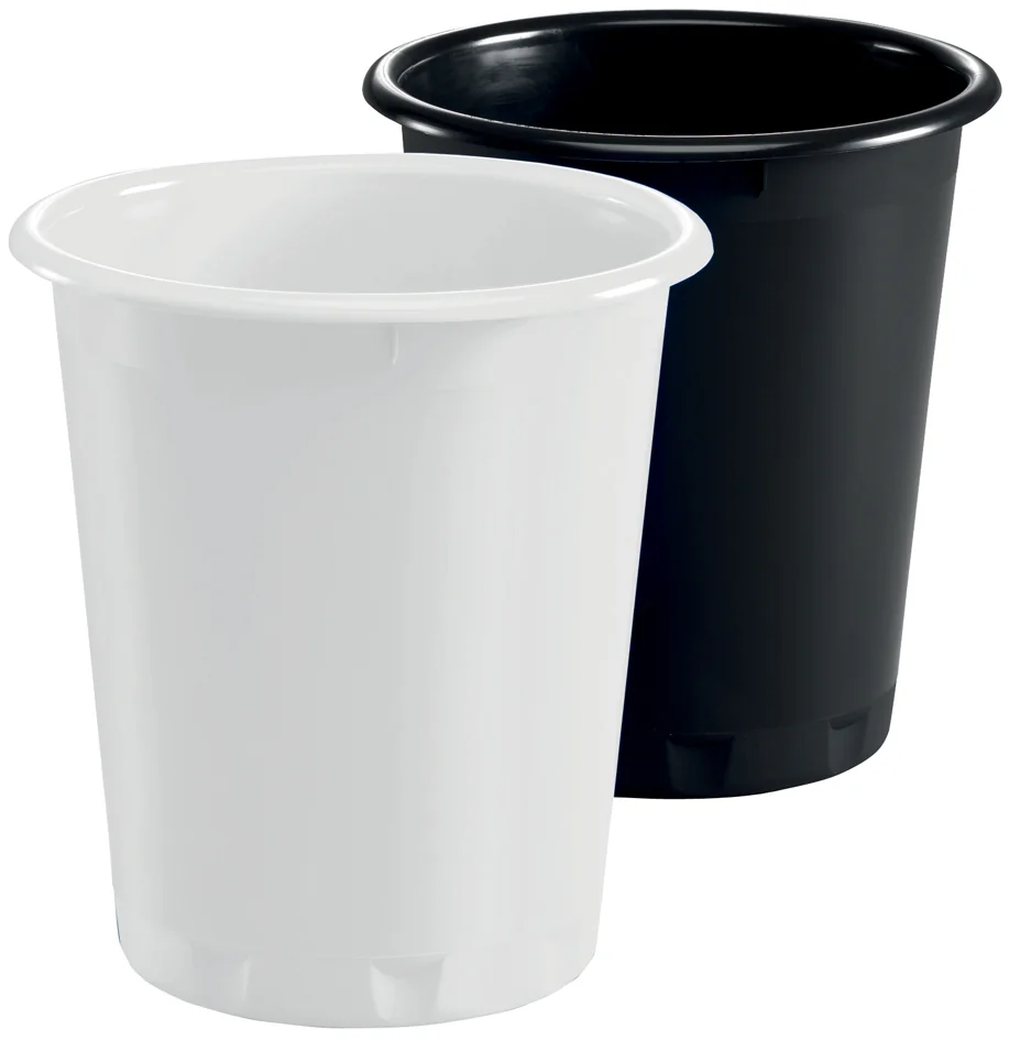 DURABLE Corbeille à papier BASIC, plastique, 13 litres, noir - OEM 1701572221
