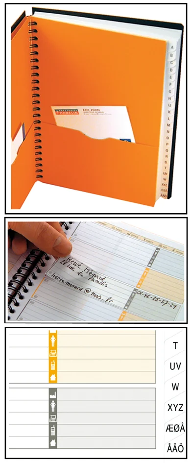 Oxford International Carnet d'adresses 'ADDRESSBOOK', A5 - OEM 100103165