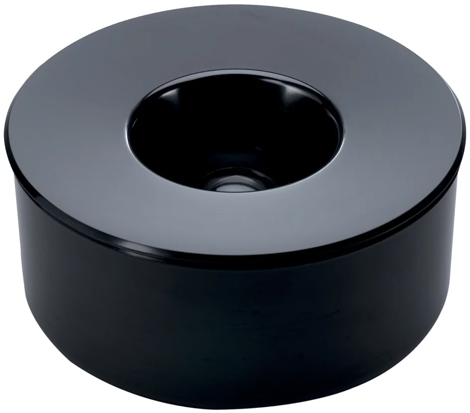 DURABLE Cendrier KULAN, rond avec couvercle, noir - OEM 1799021000