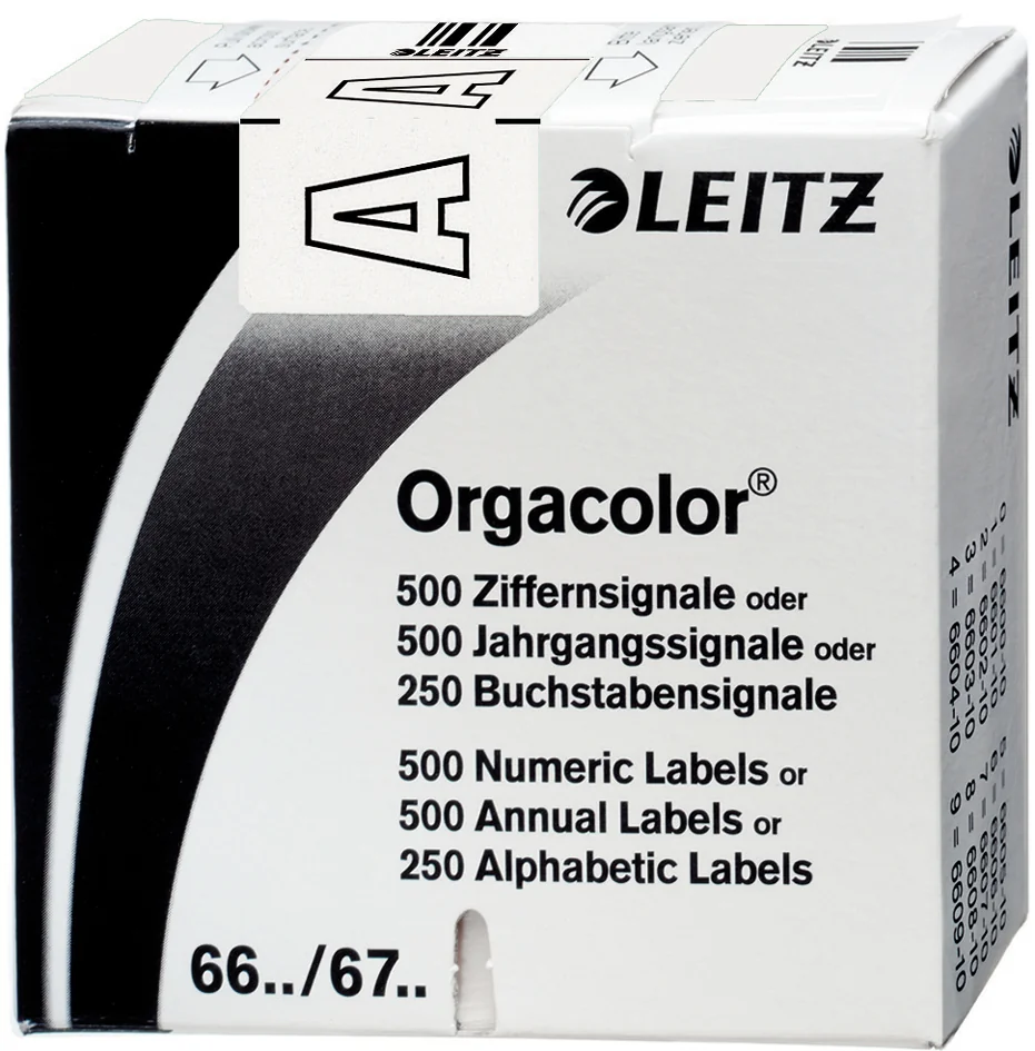 LEITZ onglet alphabétique 'SCH' sur rouleau, marron clair - OEM 6636-10-00 – Image 2