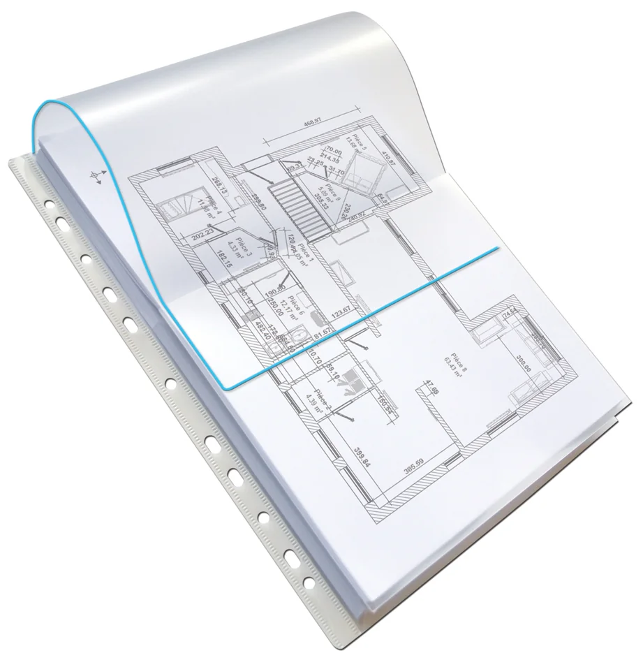 Oxford Pochettes à soufflet, A4, PP, 0,2 mm - OEM 100207008
