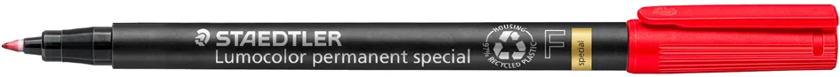 STAEDTLER Marqueur permanent 319F Lumocolor spécial, rouge - OEM 319 F-2