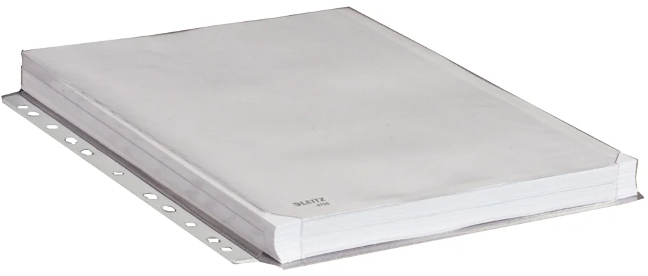 LEITZ Pochette perforée Standard Maxi, format A4, en PVC - OEM 4756-30-03