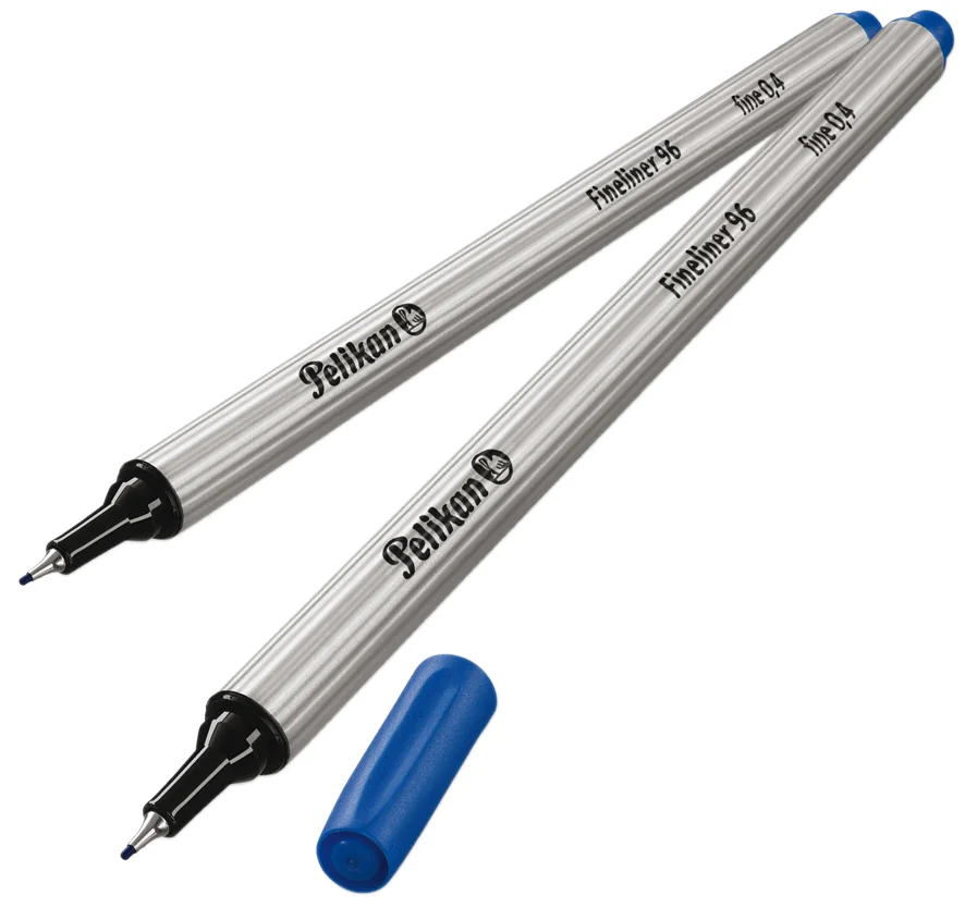 Pelikan Fineliner 96, largeur de tracé: 0,4 mm, bleu - OEM 100401691