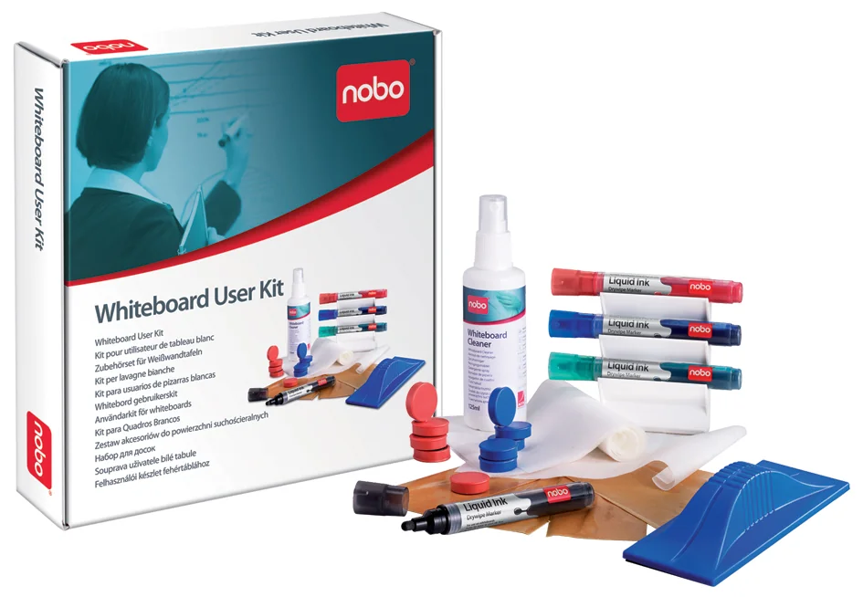 nobo Kit d'accessoires pour tableaux blancs (1901430) - OEM 1901430
