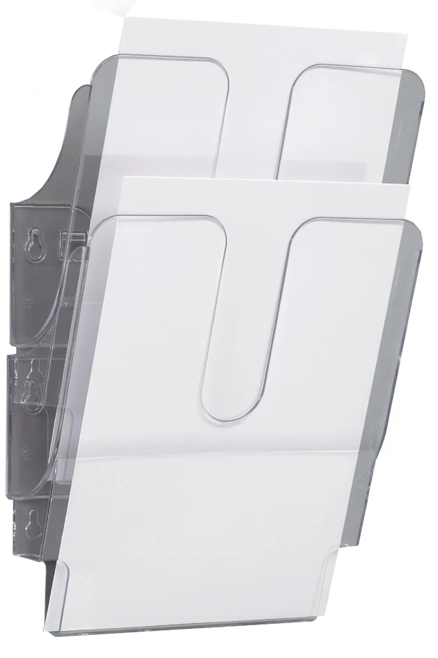 DURABLE Porte-brochures mural 'FLEXIPLUS 2', A5, transparent - OEM 1709013400