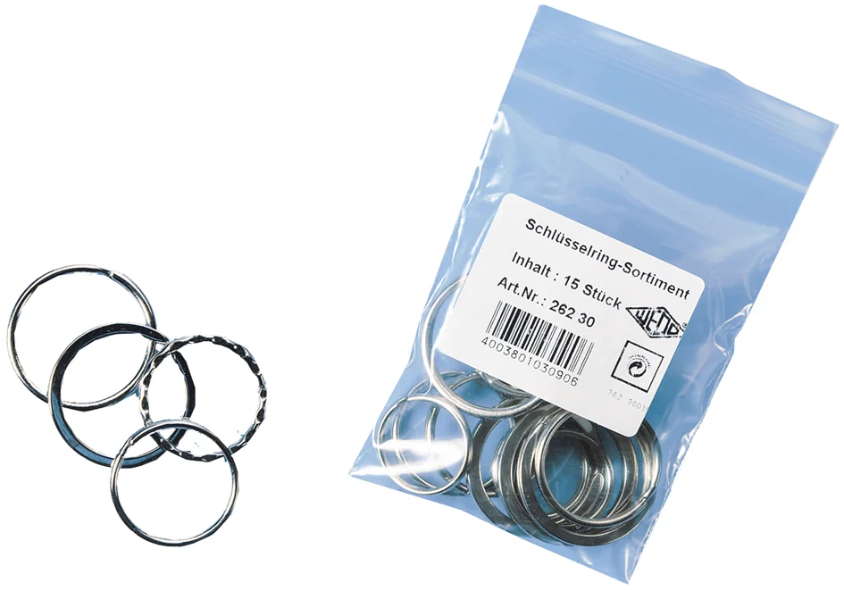 WEDO Anneaux porte-clé en métal, en sachet - OEM 262 30015